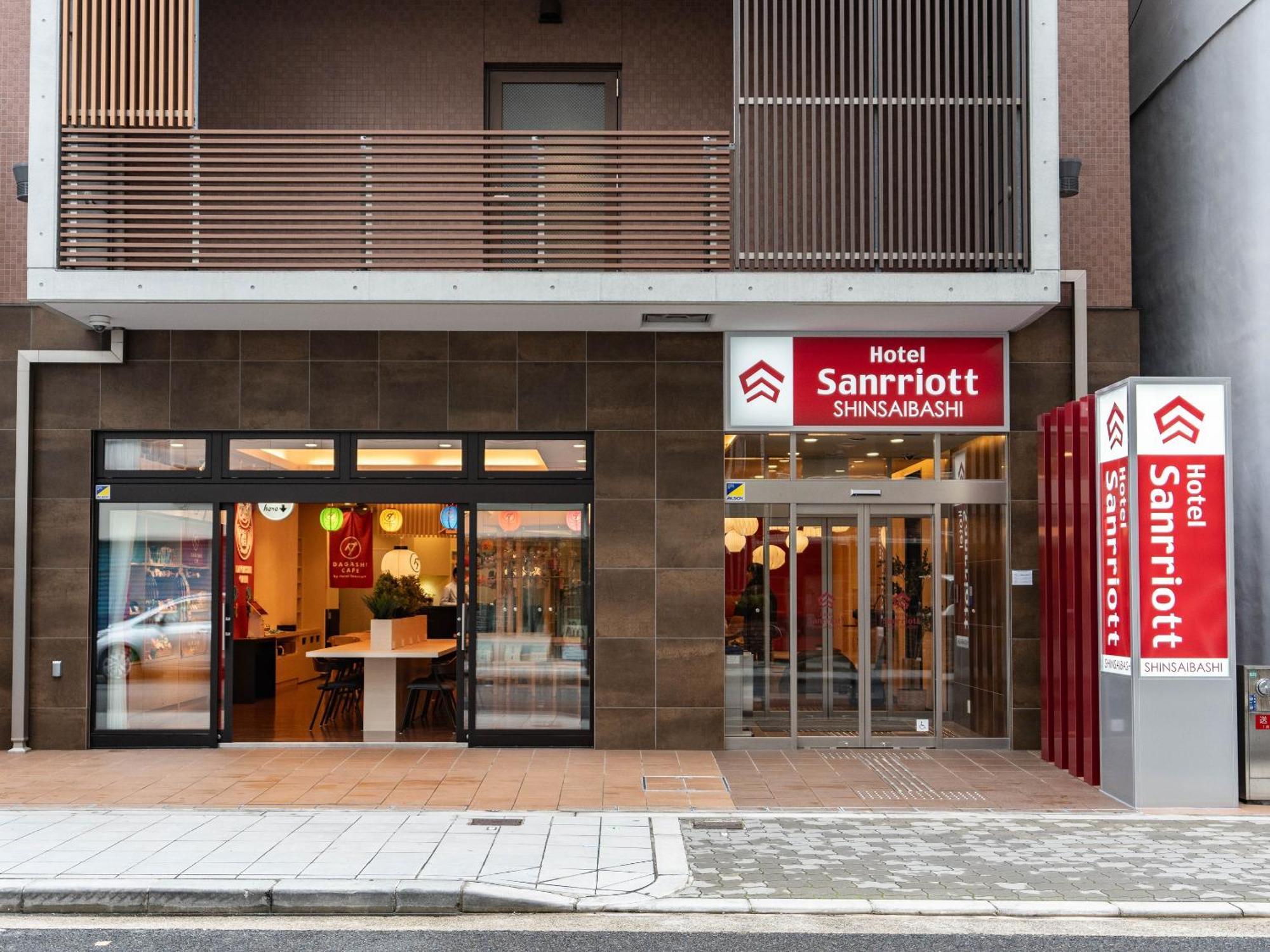 Hotel Sanrriott Shinsaibashi Oszaka Kültér fotó